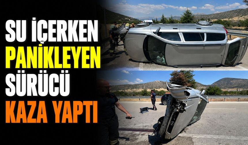 Eğirdir Beşevler Mevkisinde Feci Kaza! Araçta Sıkışan Sürücü İçin Zamanla Yarış