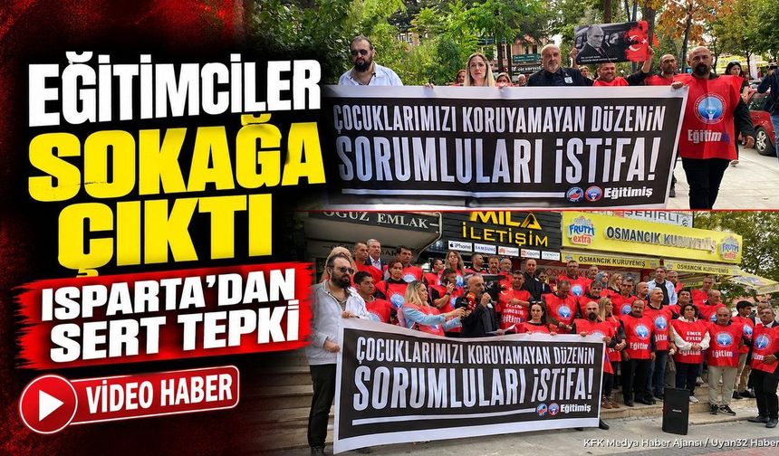 ISPARTA'DA ÖNLÜĞÜNÜ YERE ATTI!