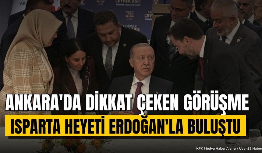 ANKARA'DA DİKKAT ÇEKEN GÖRÜŞME