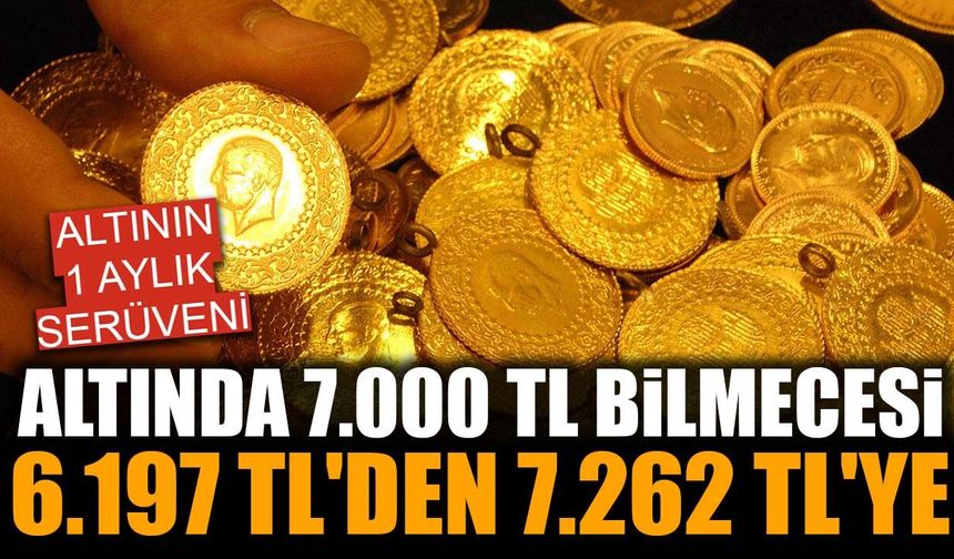 Gram altında 7.000 TL bilmecesi: Aştı, geri çekildi, yeniden yaklaştı