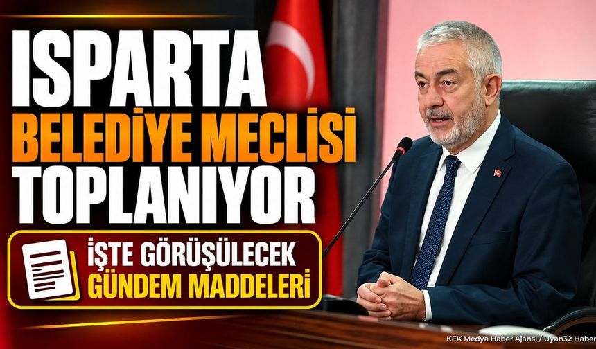 Isparta Belediye Meclisi Toplanıyor: Otobüsler ve Otoparklar İçin Karar Anı!