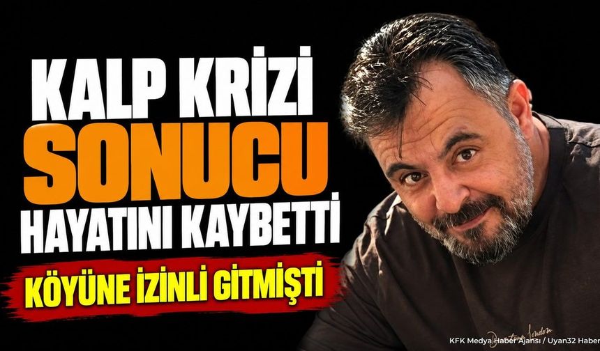 BELEDİYE PERSONELİNDEN ACI HABER