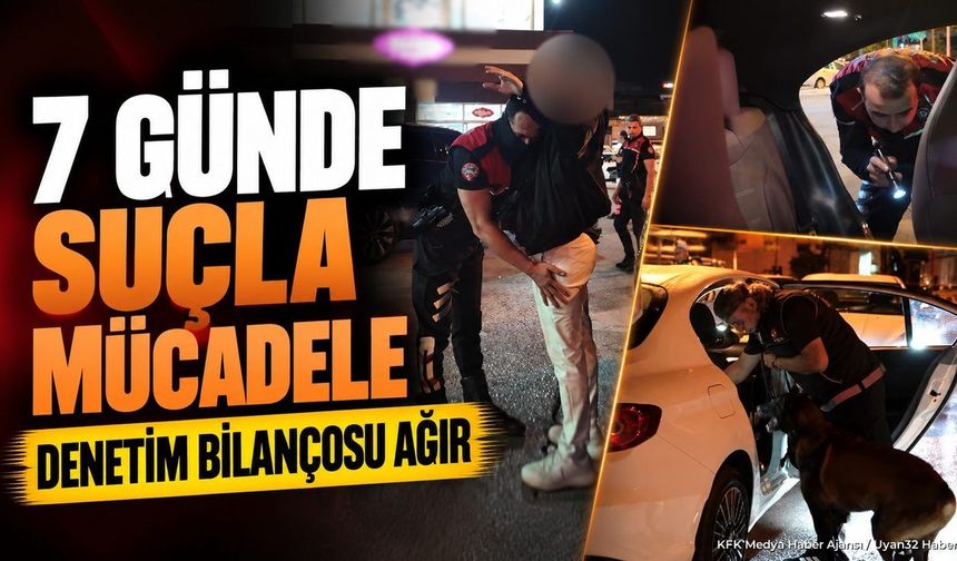 ISPARTA POLİSİNDEN DEV BİLANÇO!