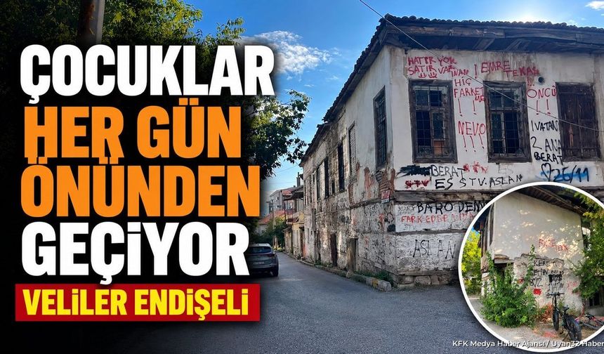 ISPARTA'DA OKUL YANINDA TEHLİKE ALARMI