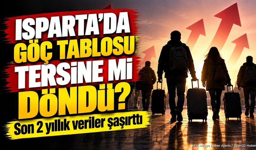 ISPARTA'DA GÖÇ DENGESİ BOZULDU!