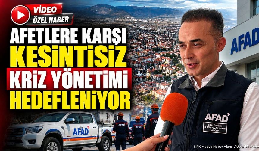 ISPARTA'DA DEV AFET MERKEZİ!