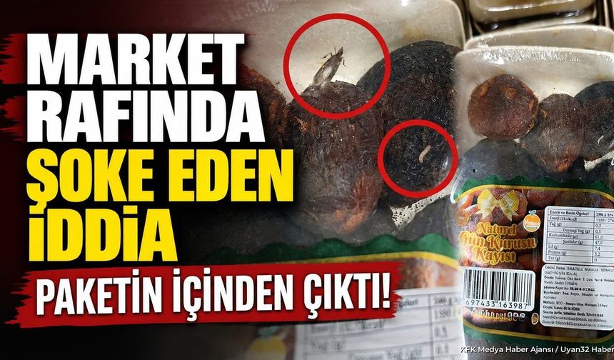 MARKET RAFINDA ŞOK EDEN DETAY!