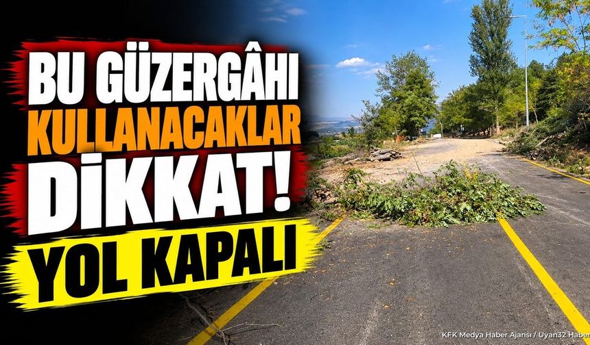 GÖLCÜK GİRİŞİNDE O YOL KAPANDI!