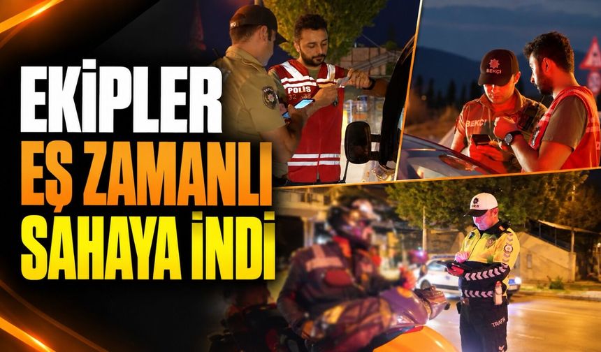 Isparta Emniyeti Düğmeye Bastı: Kent Genelinde Eş Zamanlı Denetim