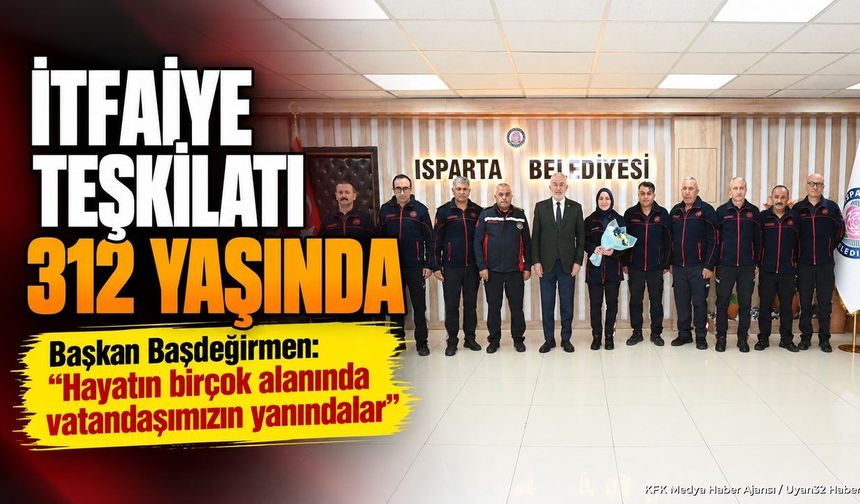 ISPARTA İTFAİYESİ'NDEN DİKKAT ÇEKEN BİLANÇO