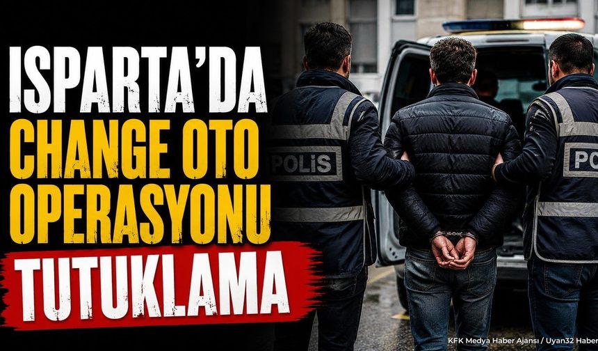 Isparta'da 'Change Oto' Operasyonu: İş İnsanı Tutuklandı