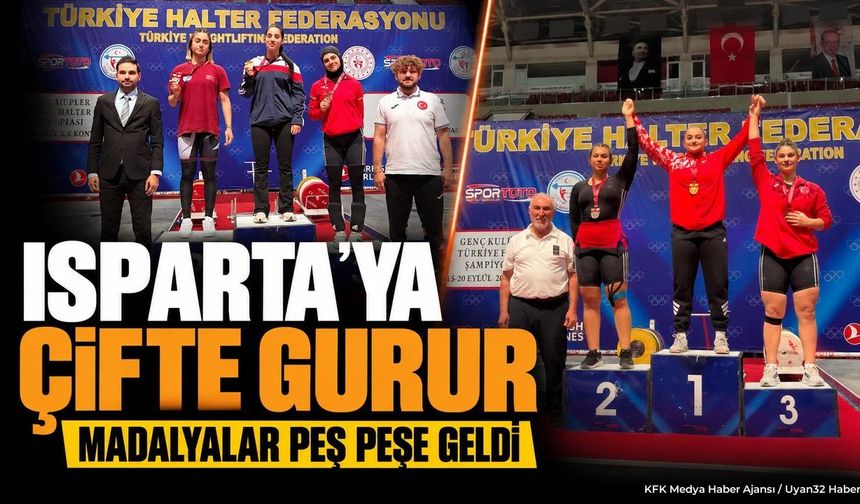 HALTERDE PODYUMU SALLAYAN BAŞARI!