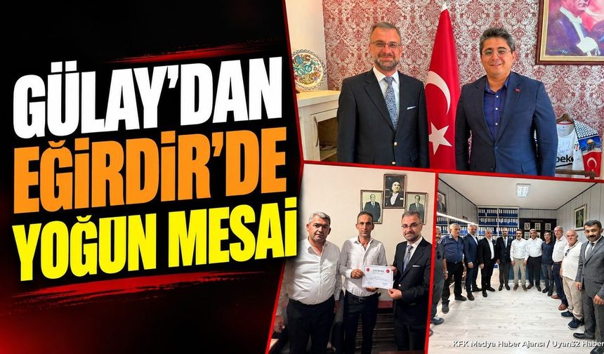 MHP EĞİRDİR'DE SAHAYA İNDİ!