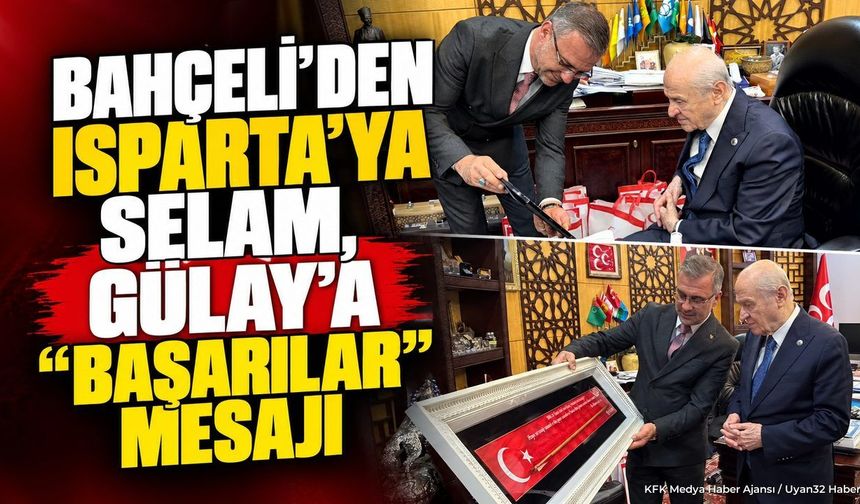 BAHÇELİ'YE ANKARA'DA ÖZEL HEDİYE