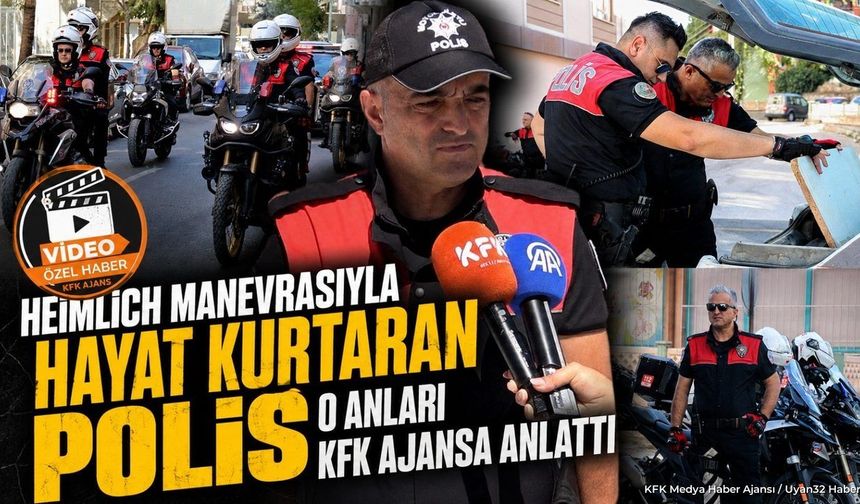 Nefes Alamayan Genç Polise Koştu: 'Heimlich' Çığlığı Hayatını Böyle Kurtardı