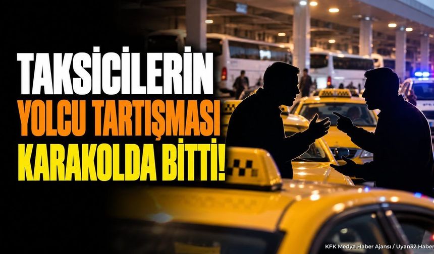 OTOGARDA TAKSİCİLER BİRBİRİNE GİRDİ!