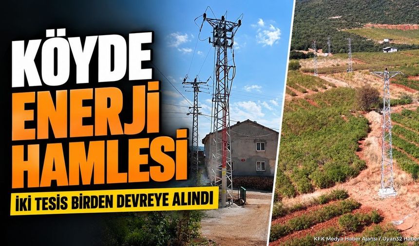 SARACIK KÖYÜNDE ÇİFTE ENERJİ SEVİNCİ!