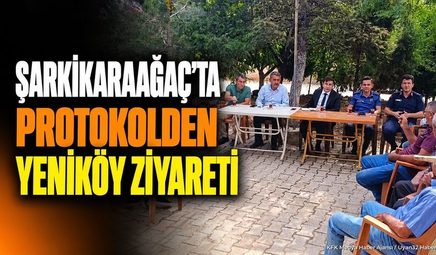 Şarkikaraağaç Protokolü Yeniköy'de Buluştu: Ziyarette Duygusal Anlar