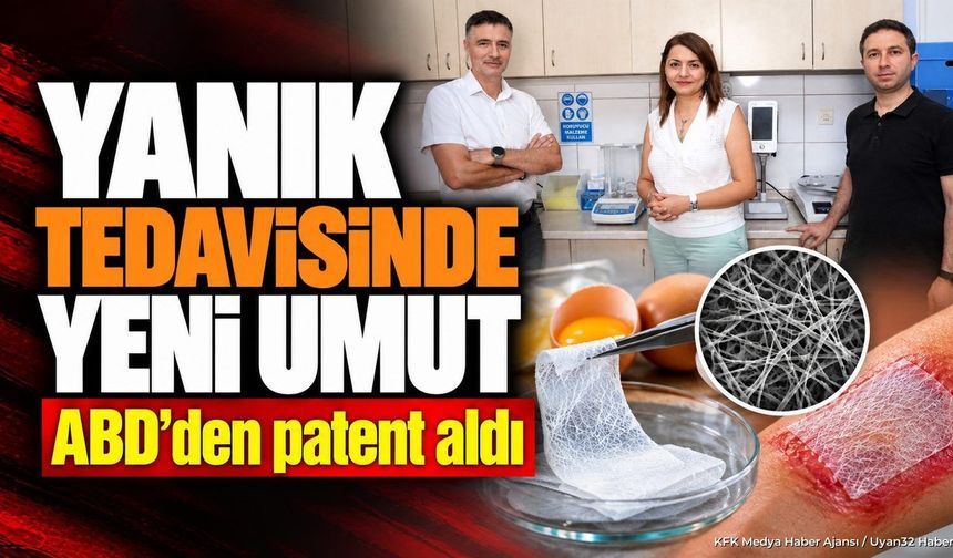 YUMURTA AKINDAN YARA ÖRTÜSÜNE ABD PATENTİ!
