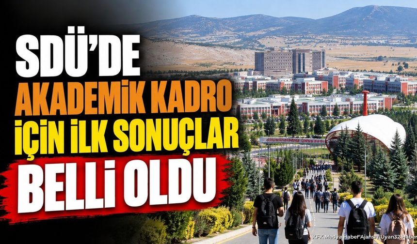 SDÜ Öğretim Elemanı Alımında Flaş Gelişme: Ön Değerlendirme Sonuçları Belli Oldu!