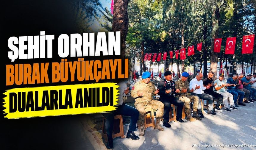 ŞEHİT BÜYÜKÇAYLI ISPARTA'DA DUALARLA ANILDI