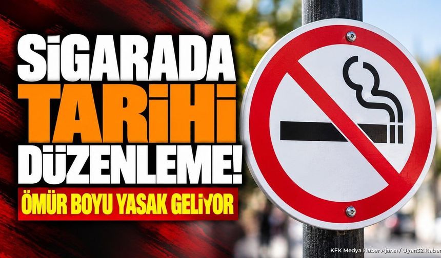SİGARAYA ÖMÜR BOYU YASAK GELİYOR!