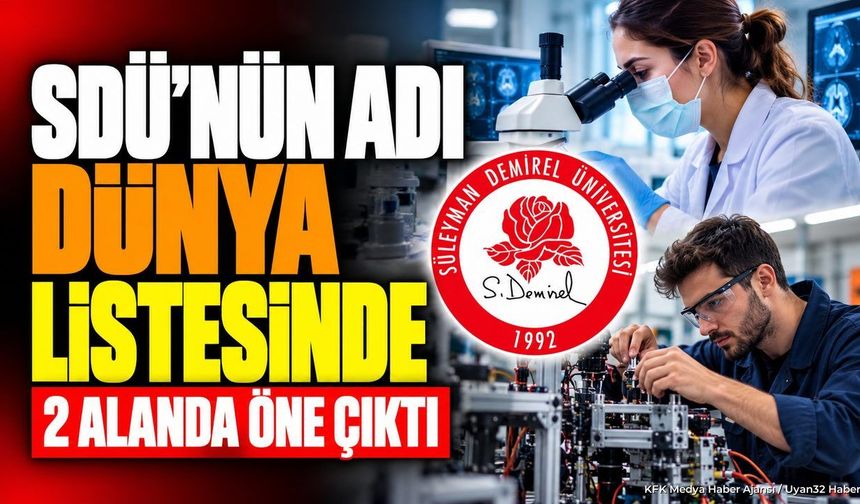 SDÜ'DE KAYDA DEĞER BAŞARI!