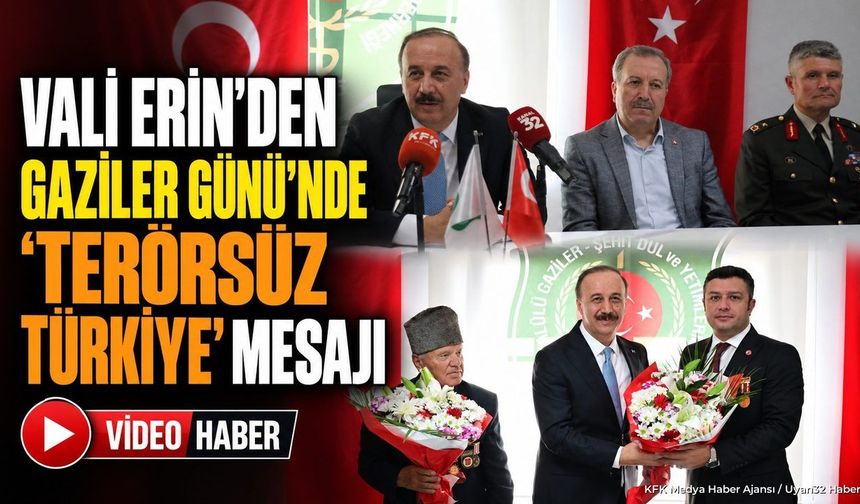 VALİ ERİN'DEN TERÖR AÇIKLAMASI