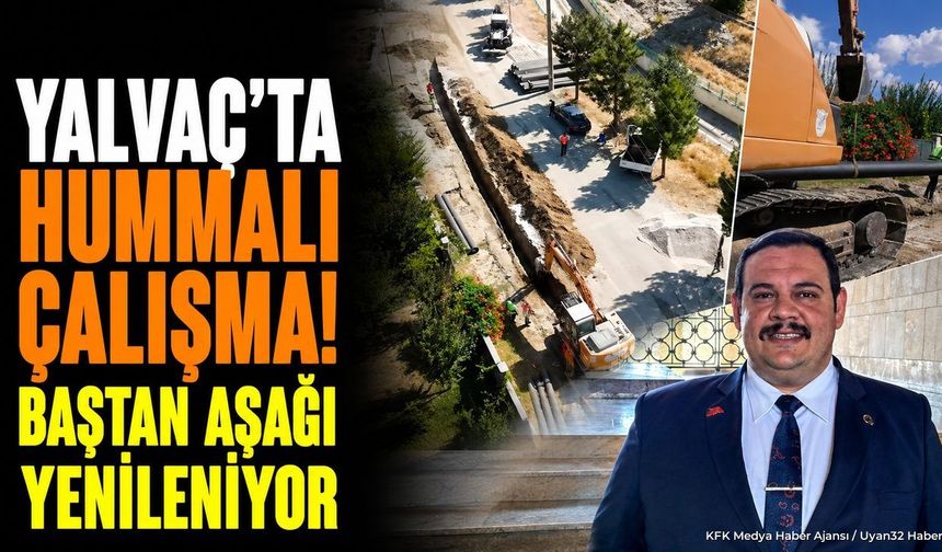 Yalvaç'ın kronik su sorununa kalıcı çözüm: Hisarardı mevkisinde ne yapılıyor?