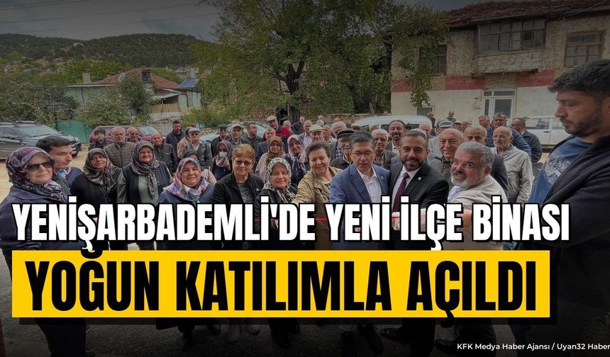 YENİŞARBADEMLİ'DE YENİ İLÇE BİNASI