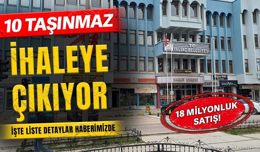 YALVAÇ'TA DEV SATIŞ BAŞLIYOR