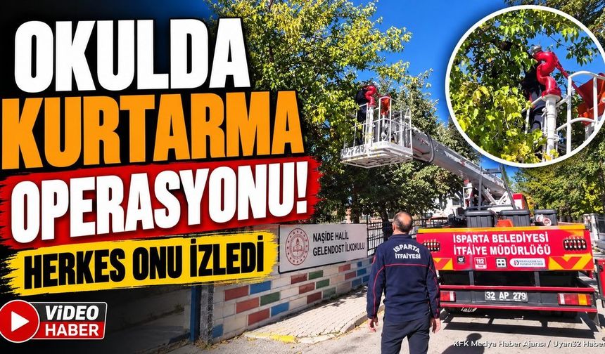 OKULDA KURTARMA OPERASYONU