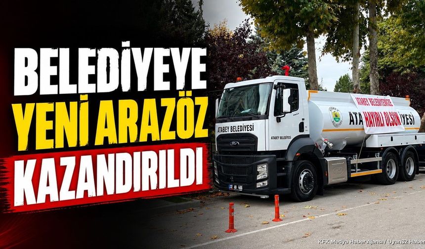 Atabey Belediyesi'ne Hibe Arazöz Desteği