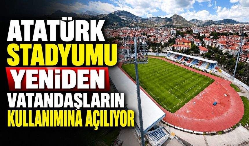 ATATÜRK STADYUMU KAPILARINI AÇIYOR