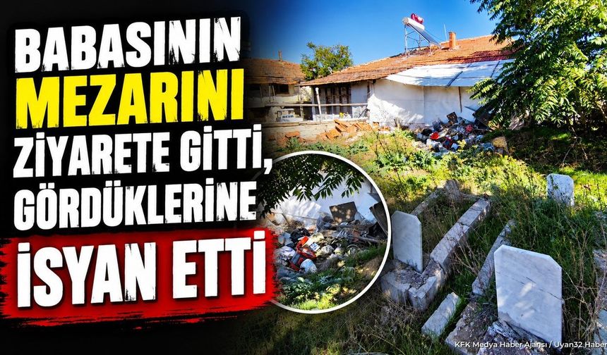 MEZARLIKTA ÇÖP TEPKİSİ
