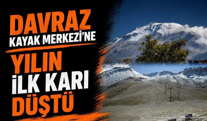 DAVRAZ ZİRVESİNE İLK KAR DÜŞTÜ