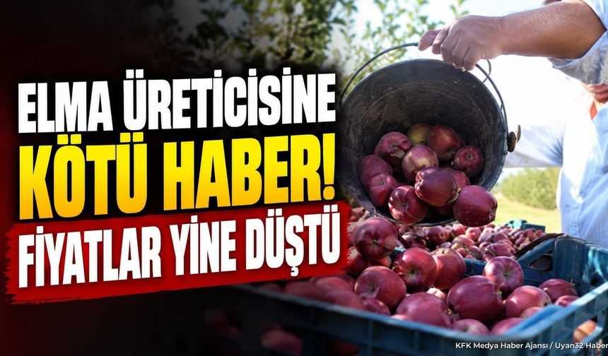 ELMA ÜRETİCİSİNE KÖTÜ HABER