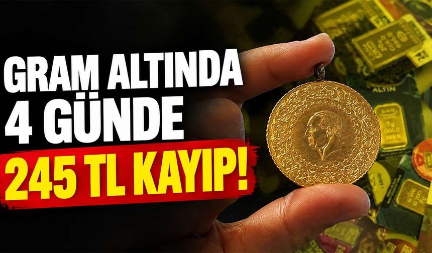 Gram Altında 4 Günde 245 TL’lik Kayıp: Ekim Ayının En Dikkat Çeken Hareketi
