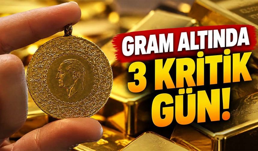 Gram Altında 3 Kritik Gün Başlıyor! 6.644 TL Sonrası Bütün Hesaplar Değişebilir