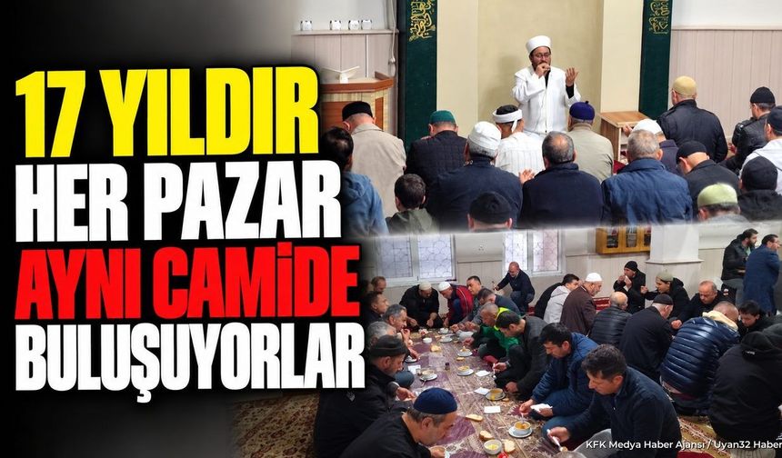 17 YILLIK GELENEK CAMİDE SÜRÜYOR