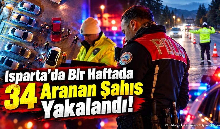 ISPARTA'DA DEV ASAYİŞ BİLANÇOSU!