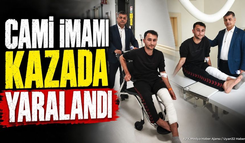 ISPARTA'DA İMAMA ARAÇ ÇARPTI!