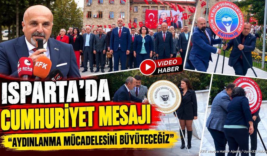 ISPARTA MEYDANINDA CUMHURİYET COŞKUSU!