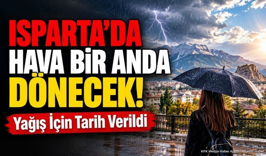Yağış İçin Tarih Verildi