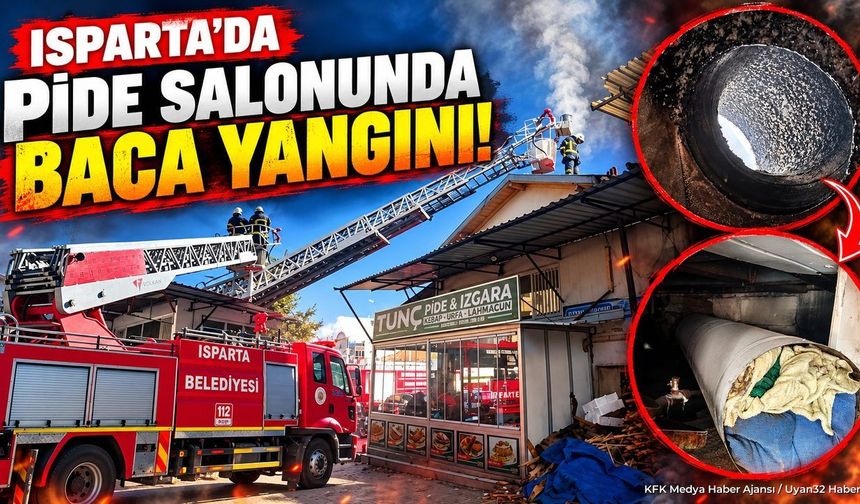DAVRAZ'DA PİDE SALONUNDA YANGIN!