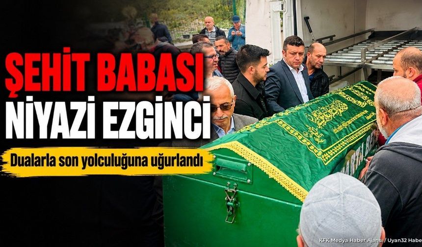 ŞEHİT BABASINA ANLAMLI VEDA!