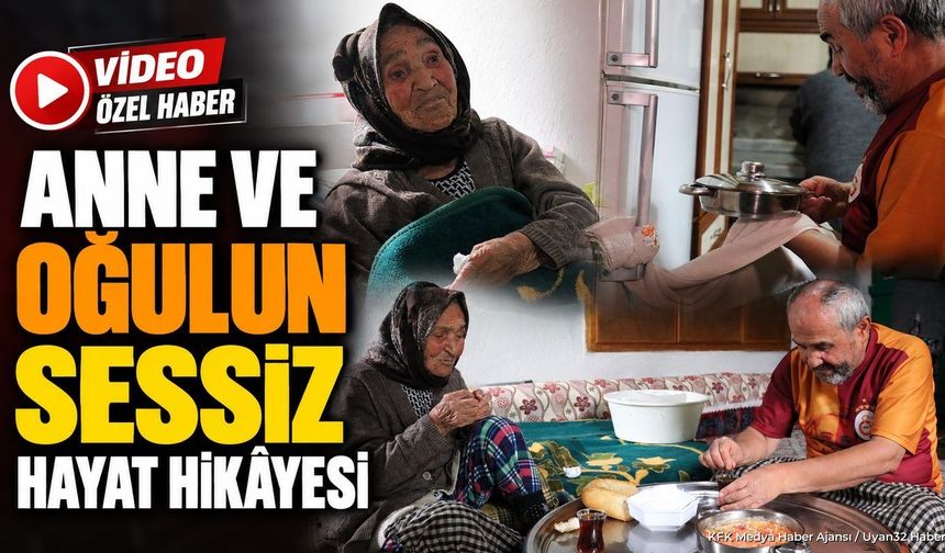 ÜÇ ENGELİNE RAĞMEN ANNESİNE BAKIYOR