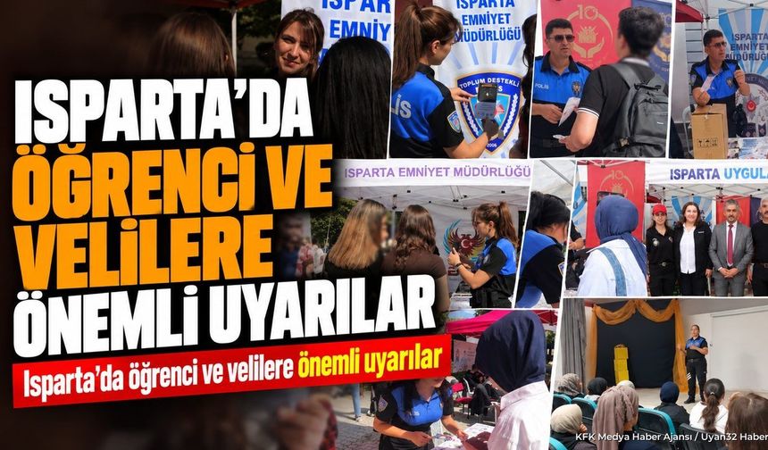 POLİSTEN ISPARTA'DA KRİTİK UYARI!