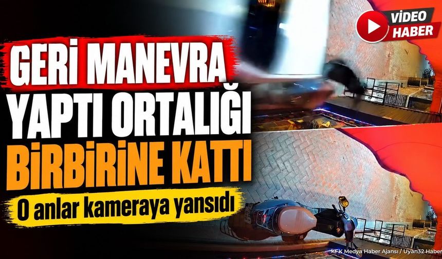 KAFELER CADDESİ'NDE ÇARPIP KAÇTI!