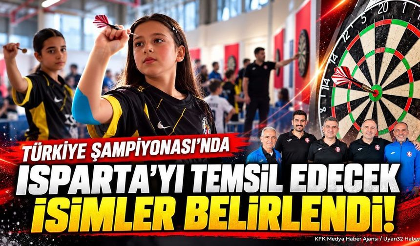 ISPARTA'DA DART ŞAMPİYONASI HEYECANI